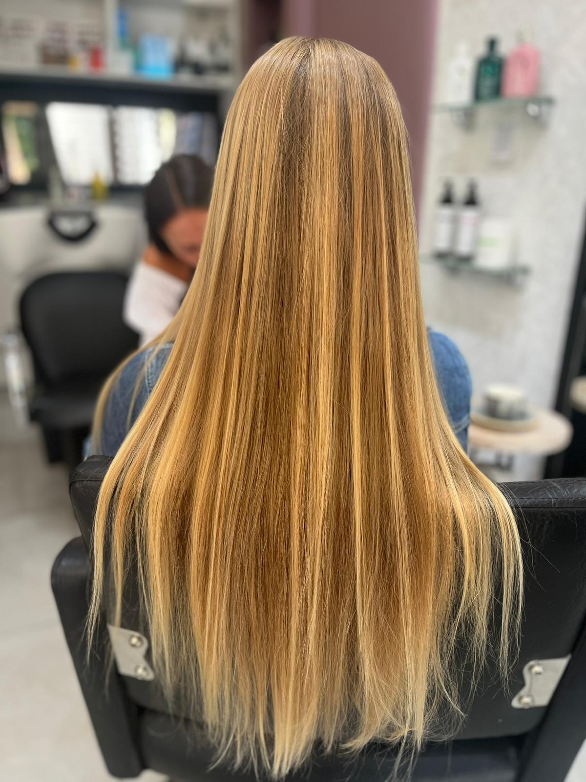 Alisado largo resultado